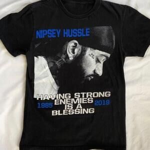 Rare Nipsey Hussle Having Strong Enemies Is A Blessing 1985-2019 Shirt